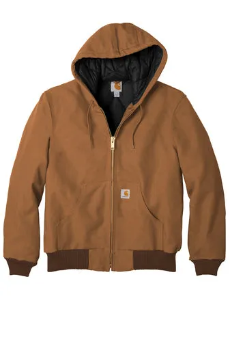 CTTSJ140 Carhartt ® Tall Quilted-Flannel-Lined Duck Active Jac