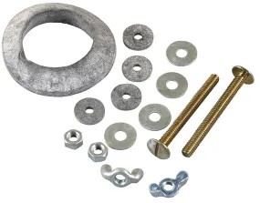 Danco 80378 Toilet Tank-to-Bowl Kit, Steel, For: Any Toilet Brand :CD 1: QUANTITY: 1