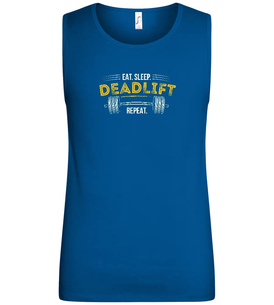 Deadlift Barbell Design - Basic men's tank top