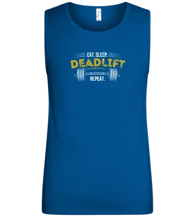 Deadlift Barbell Design - Basic men's tank top