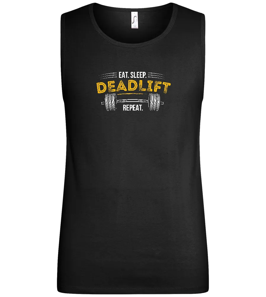 Deadlift Barbell Design - Basic men's tank top