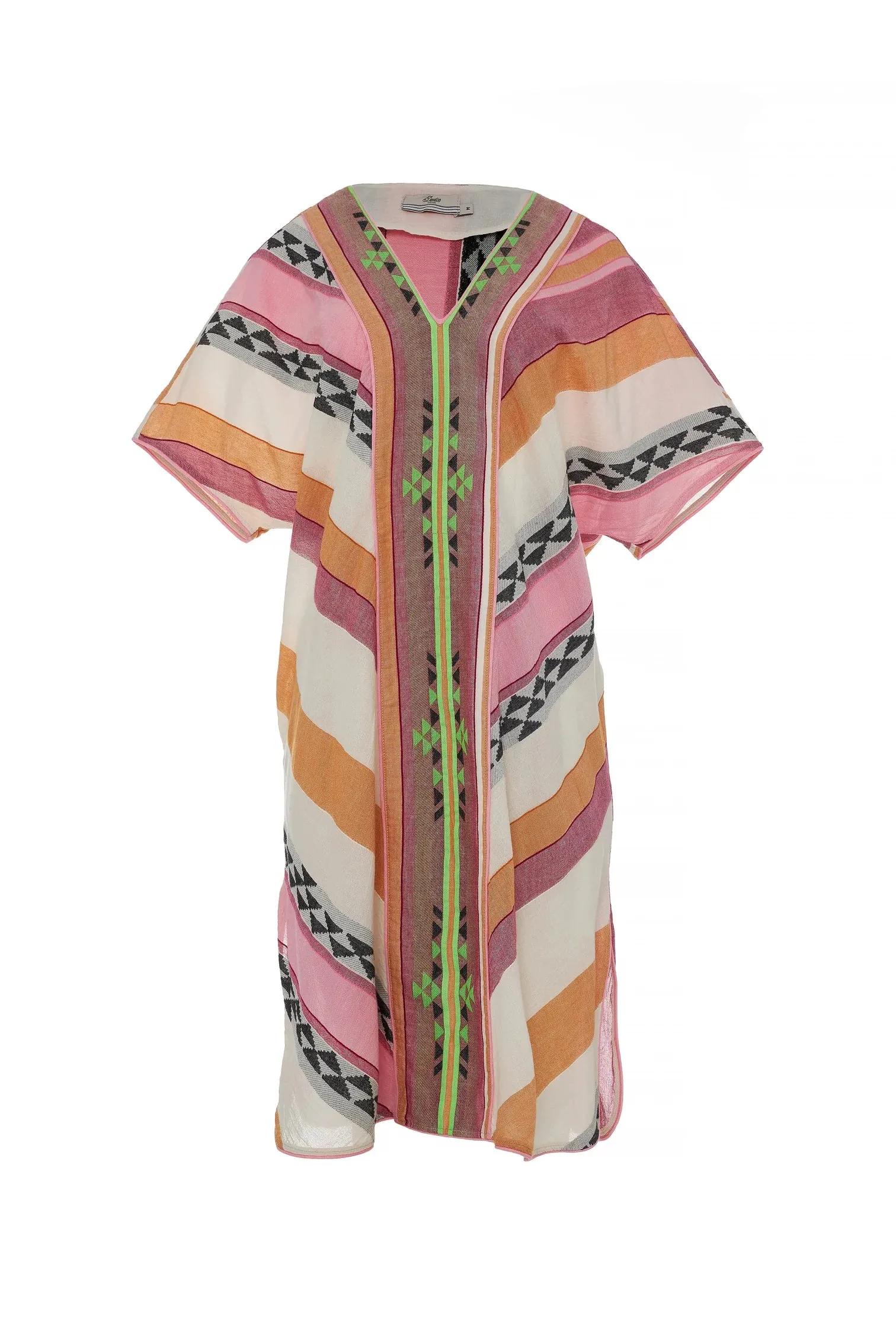 Devotion Twins Augoustina Midi Dress in Pink/Green