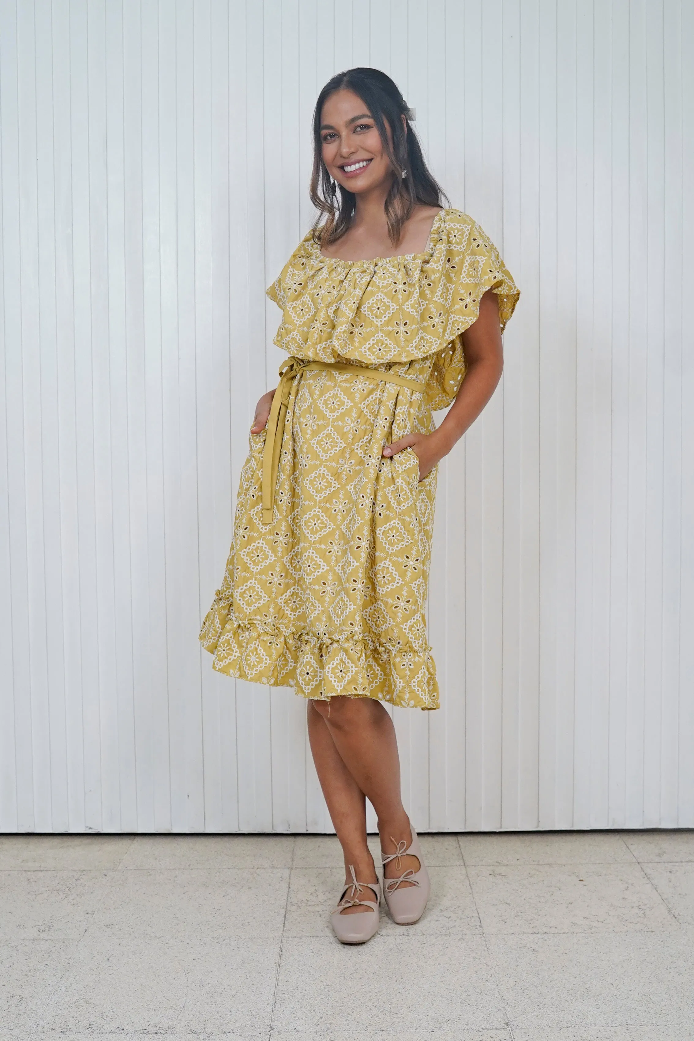 Dione Off Shoulder Dress