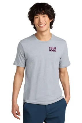 District Perfect Weight Custom Tees, Ash