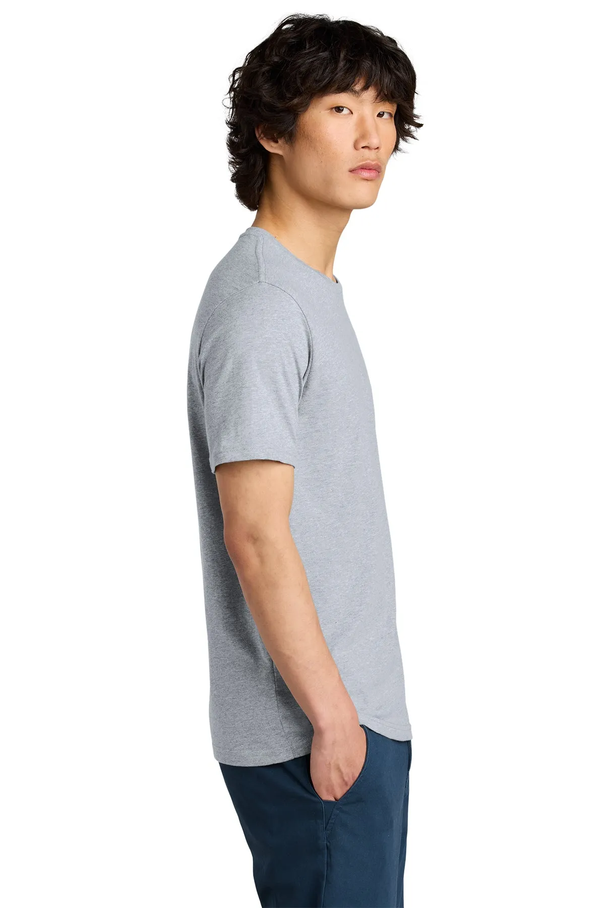 District Perfect Weight Custom Tees, Ash