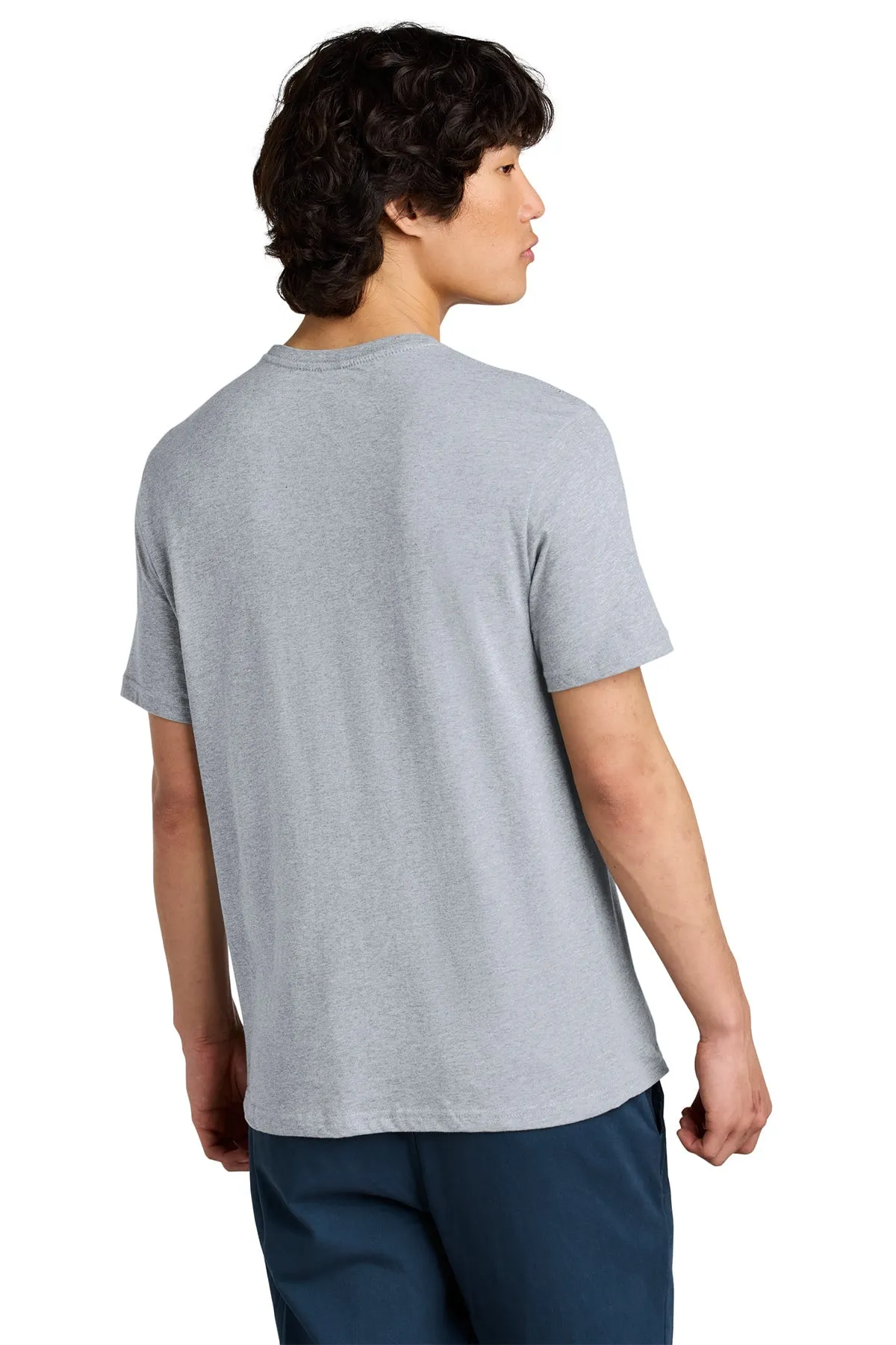 District Perfect Weight Custom Tees, Ash