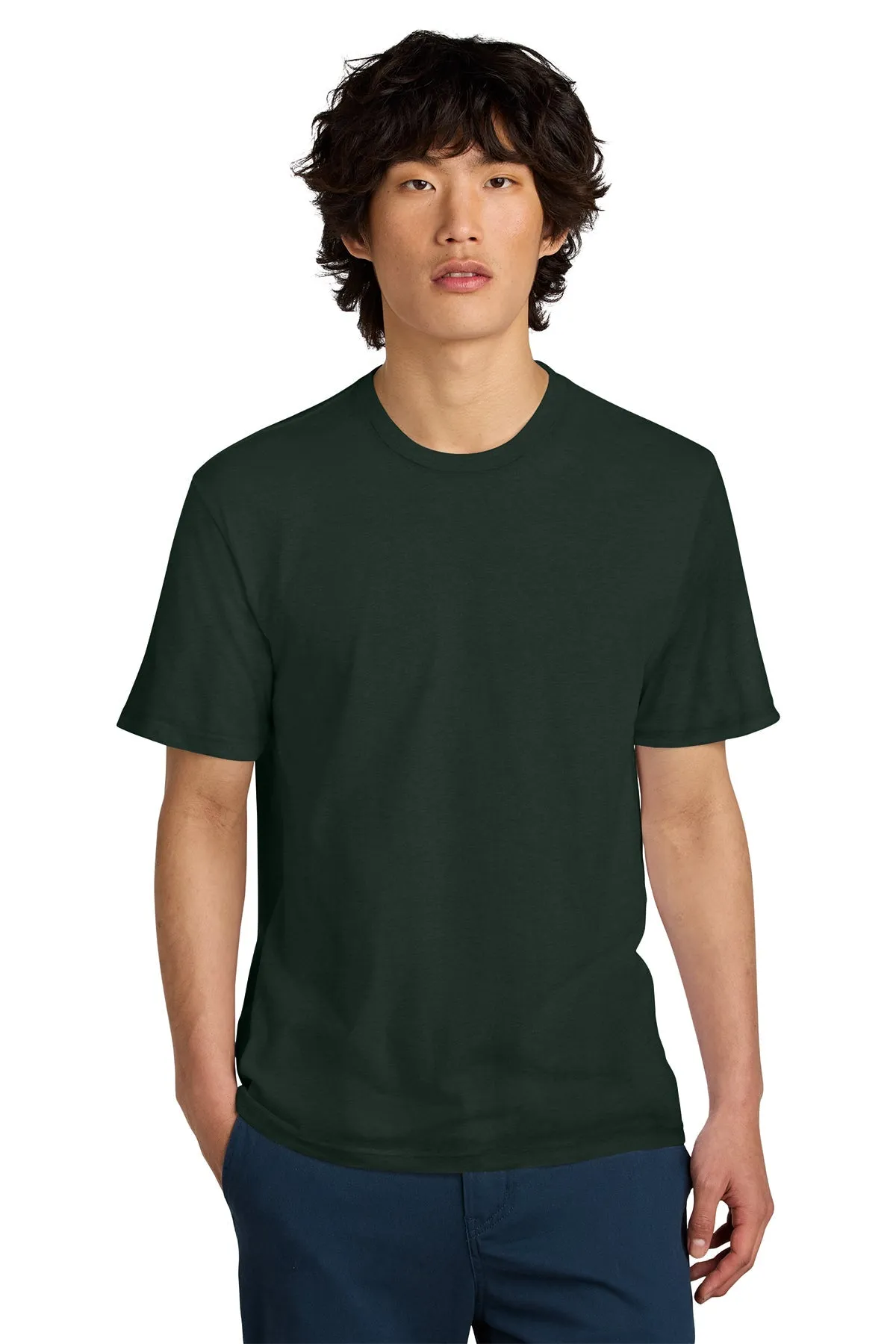 District Perfect Weight Custom Tees, Forest Green