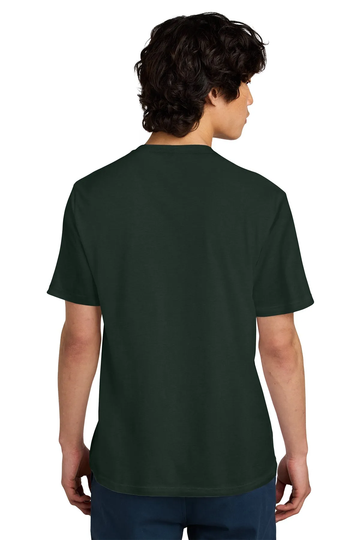 District Perfect Weight Custom Tees, Forest Green