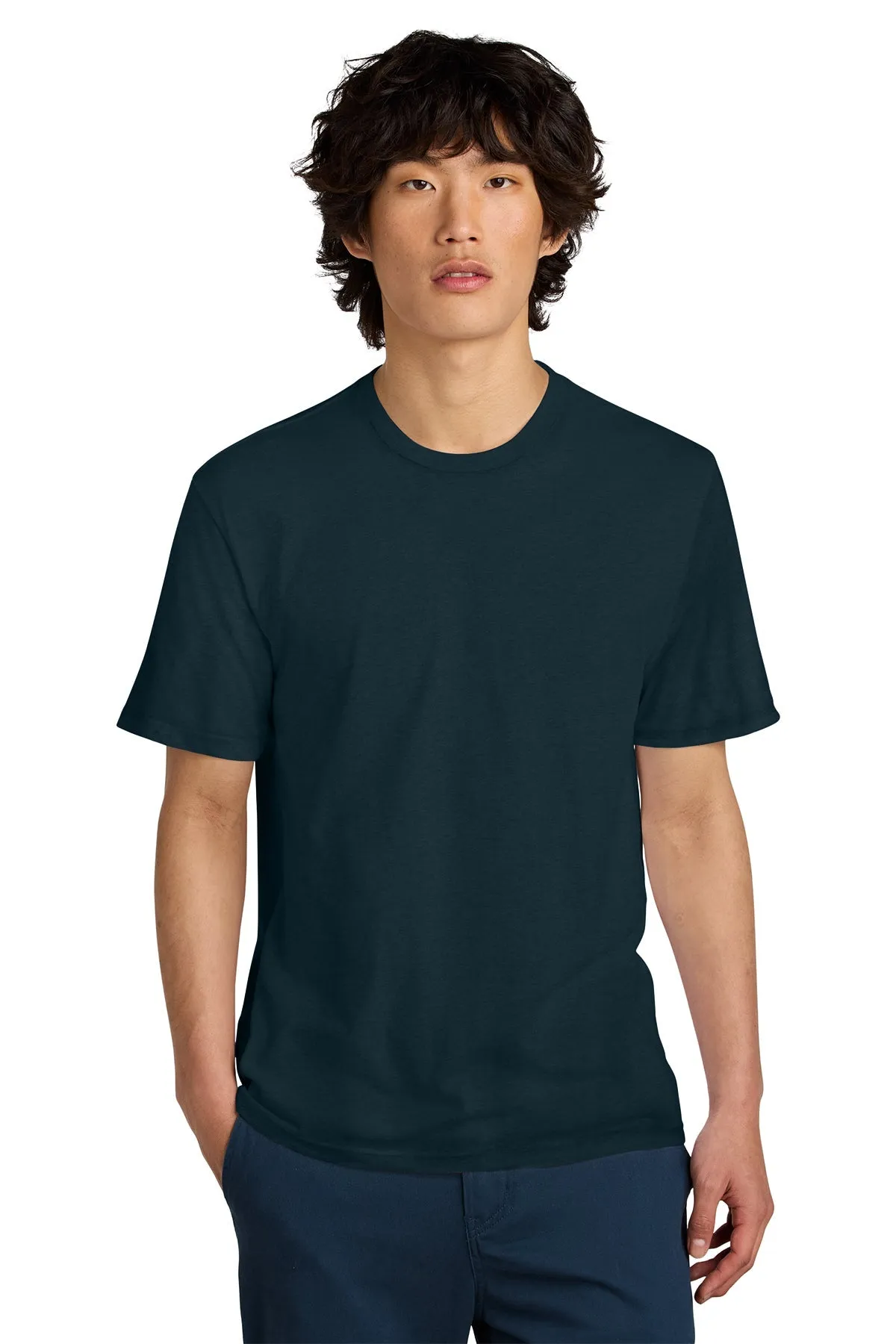 District Perfect Weight Custom Tees, New Navy