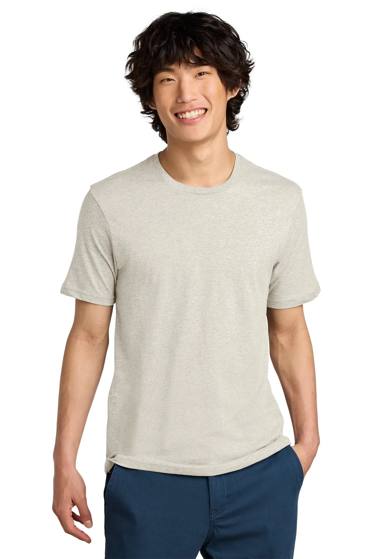 District Perfect Weight Custom Tees, Oatmeal Heather