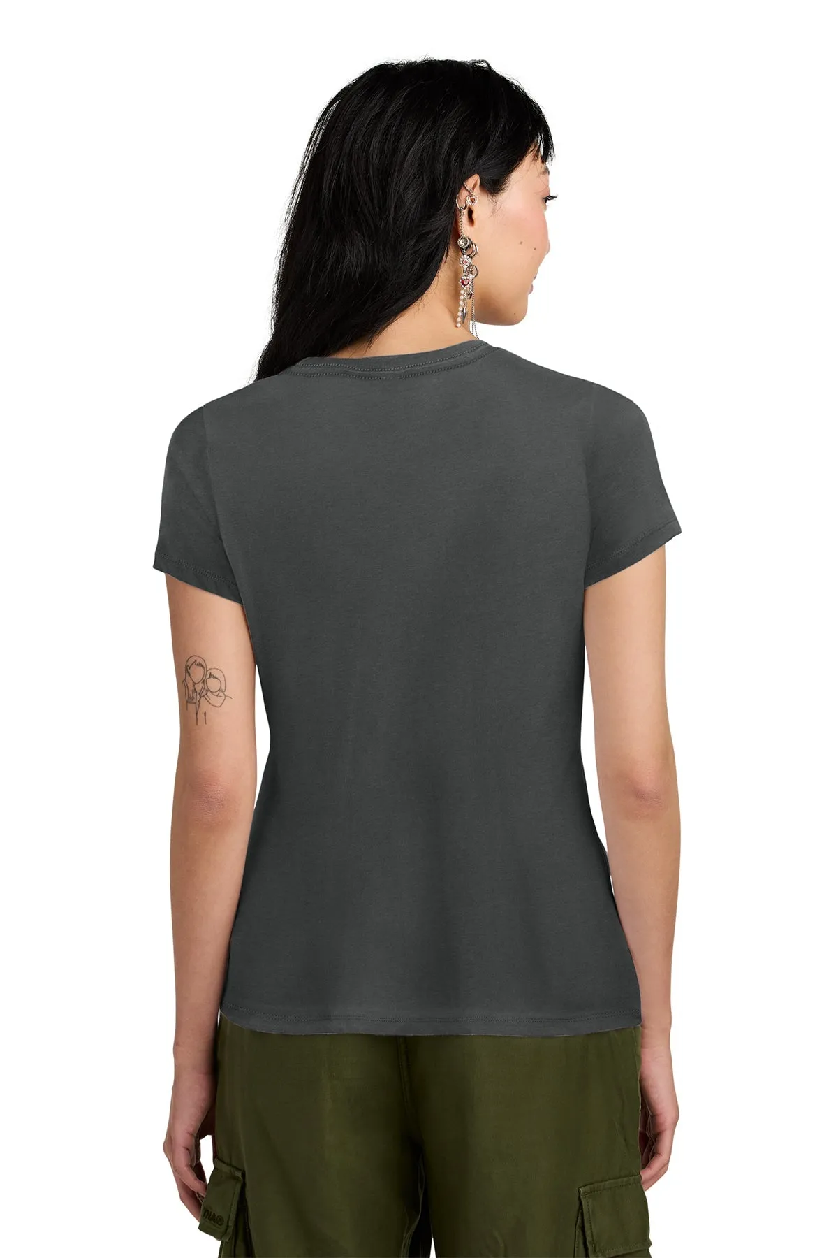 District Women’s Perfect Weight Custom Tees, Charcoal