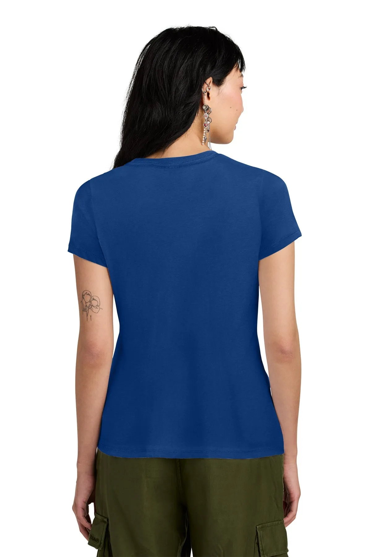 District Women’s Perfect Weight Custom Tees, Deep Royal