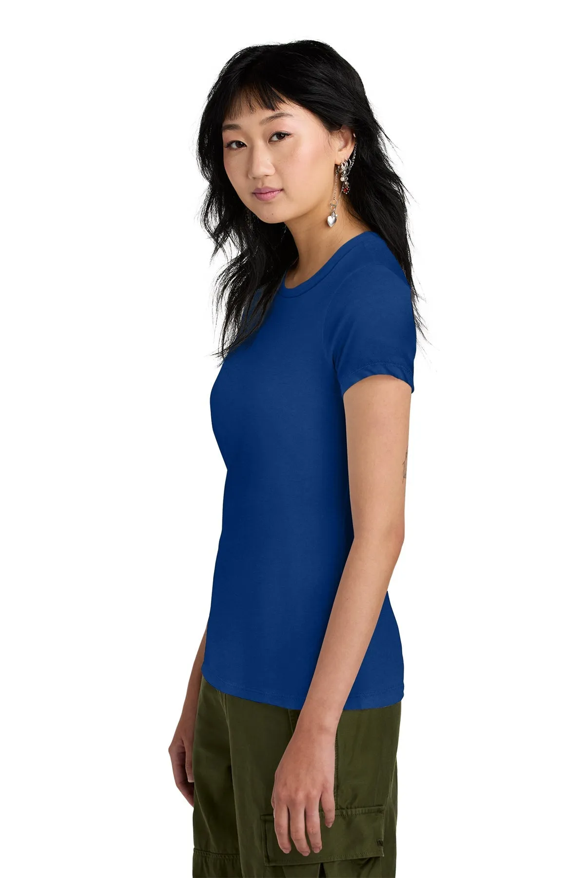District Women’s Perfect Weight Custom Tees, Deep Royal