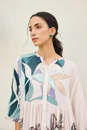 DRESS/ MALTA FRILLED DRESS