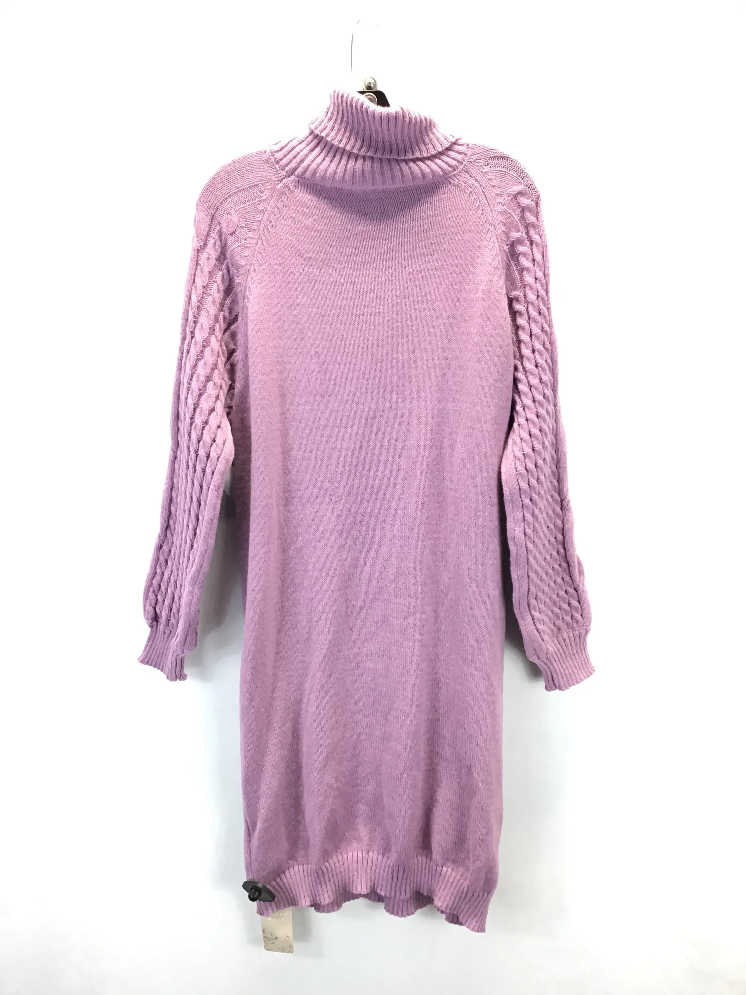Dress Sweater By Clothes Mentor In Purple, Size: 1x