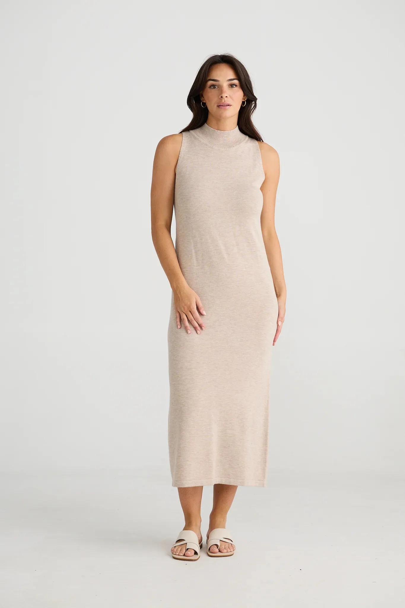 Eden Knit Dress - Pebble