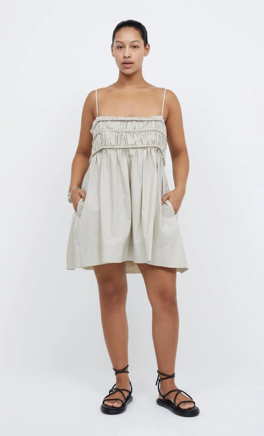 Eli Mini Dress Oyster