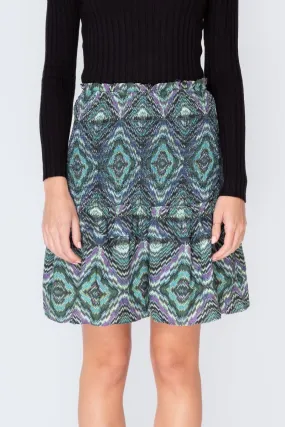 EMILY SKIRT (GREEN/MULTI) 20"
