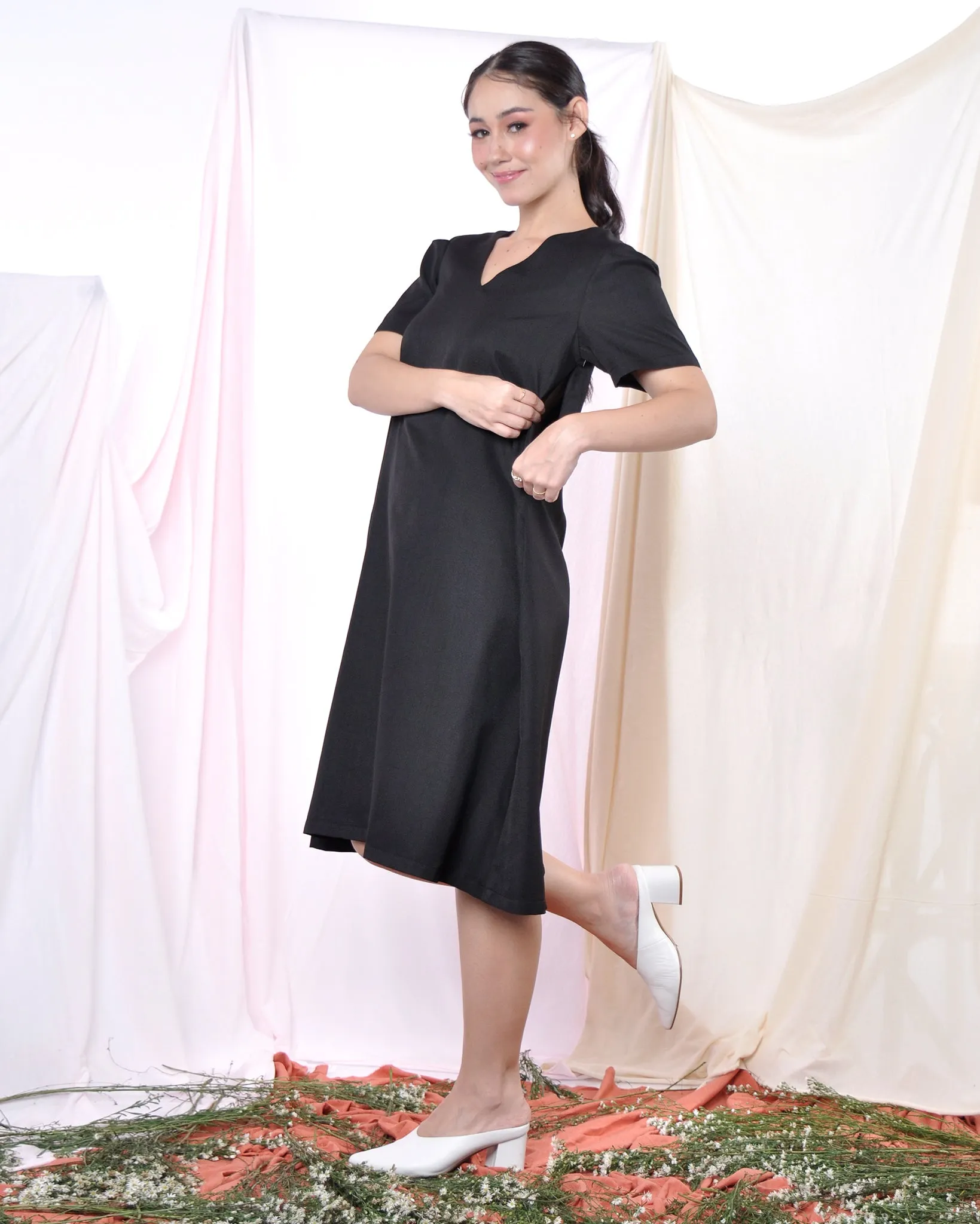 Everyday Dress in Smokey Black