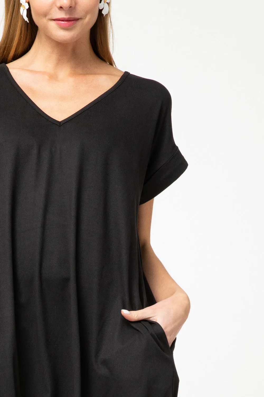 Everyday Pocket Maxi Dress, Black
