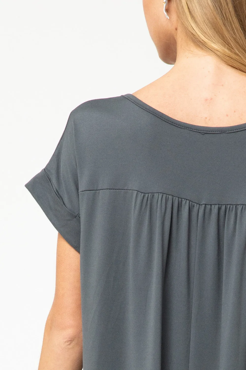 Everyday Pocket Maxi Dress, Charcoal