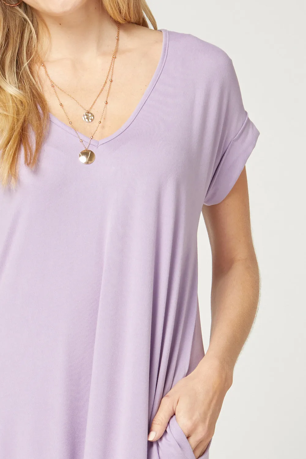 Everyday Pocket Maxi Dress, Lilac