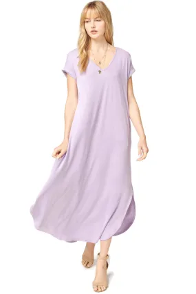 Everyday Pocket Maxi Dress, Lilac