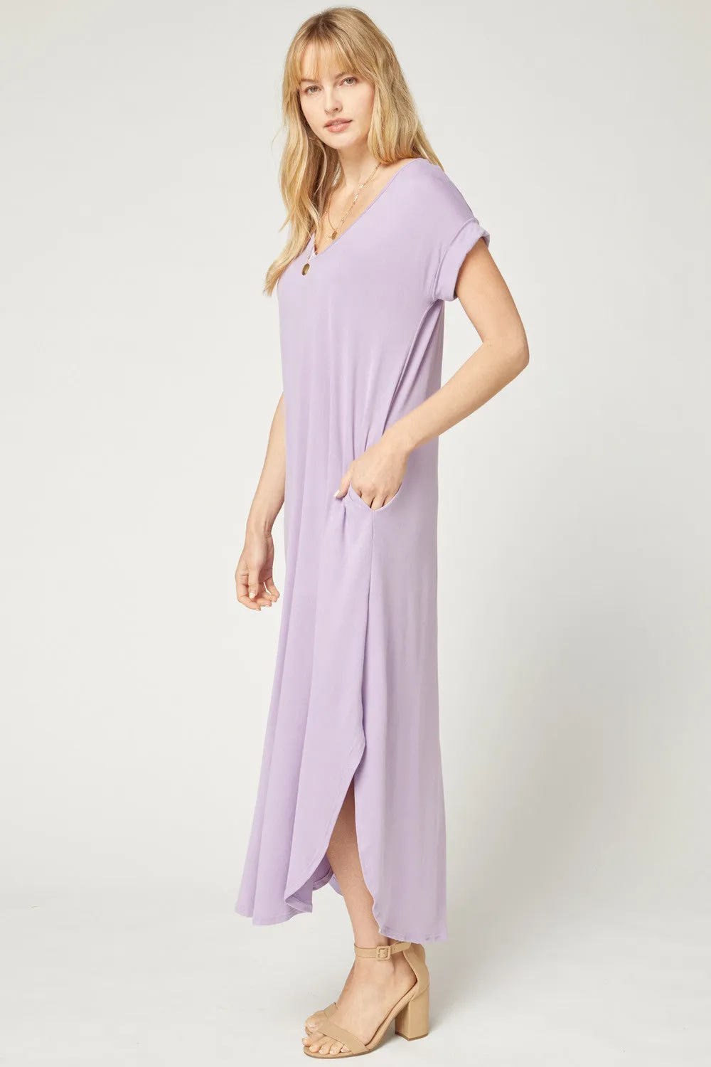 Everyday Pocket Maxi Dress, Lilac