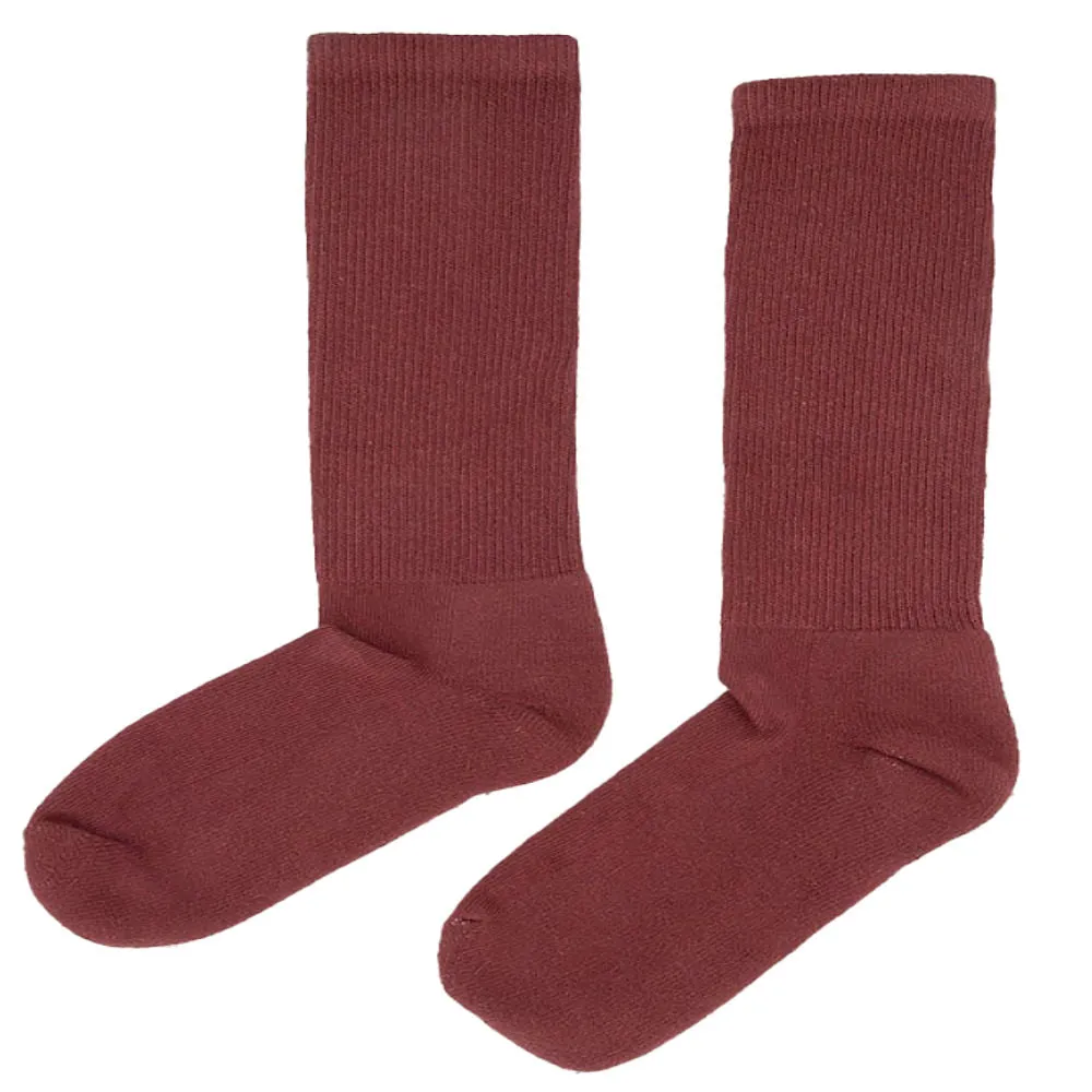 Everyday Unisex Socks - Burgundy