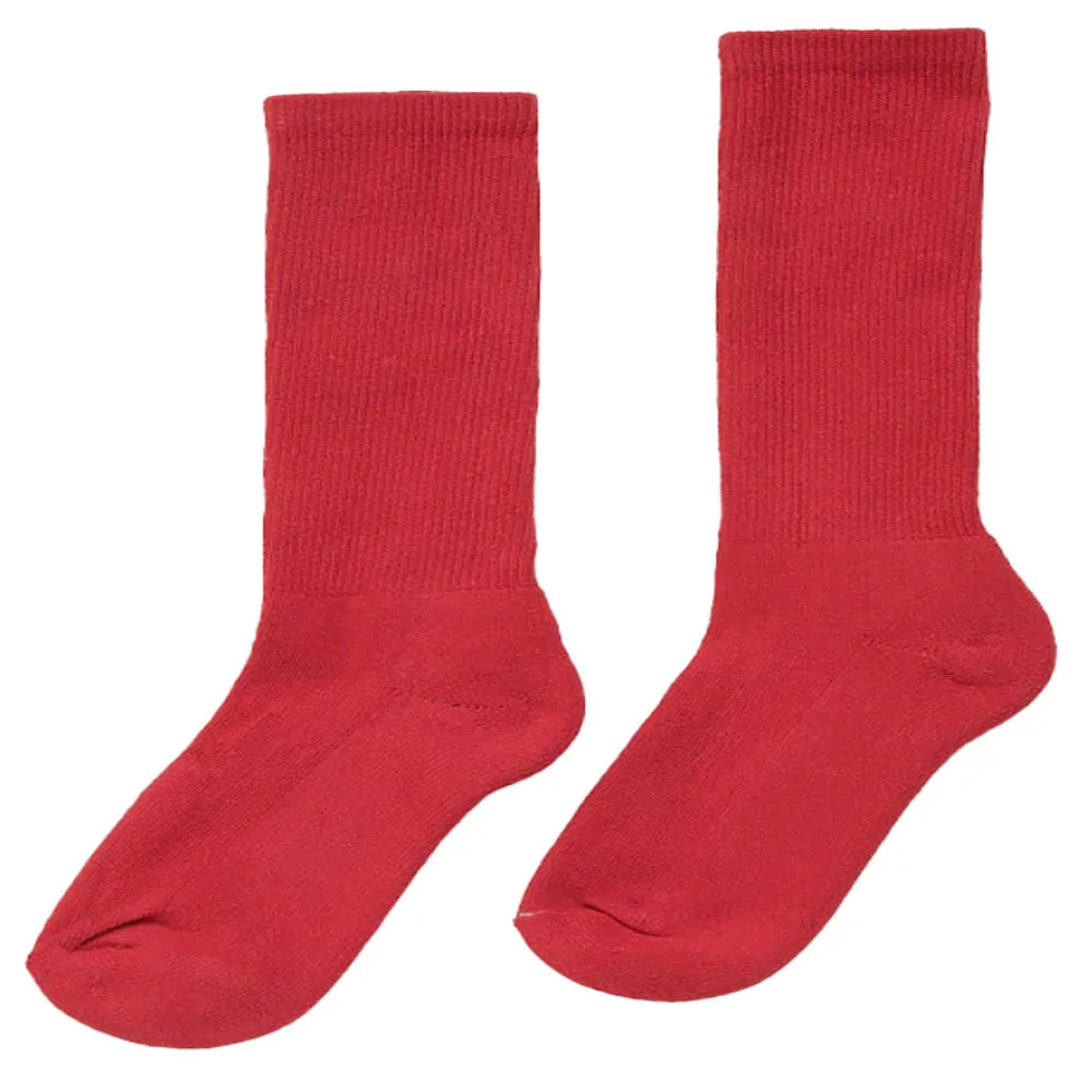 Everyday Unisex Socks - Dark Red
