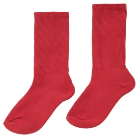 Everyday Unisex Socks - Dark Red