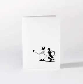 Fancy Dress Rabbit Card