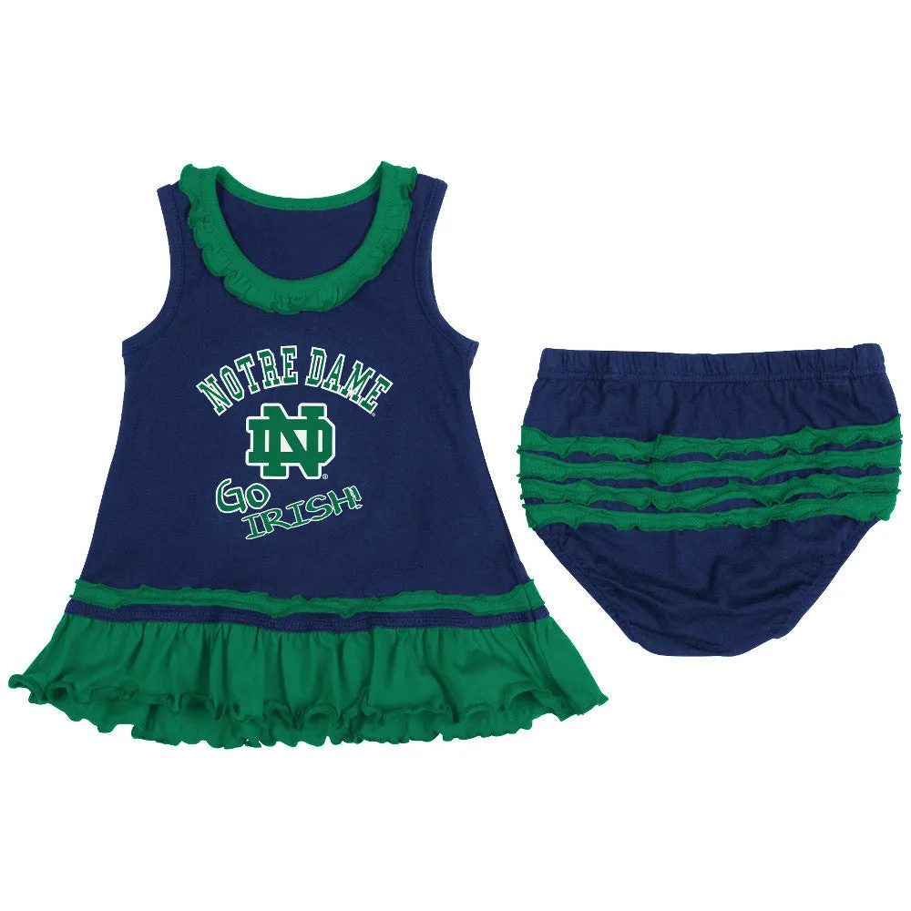 Fighting Irish Baby Ruffled Tank Dress