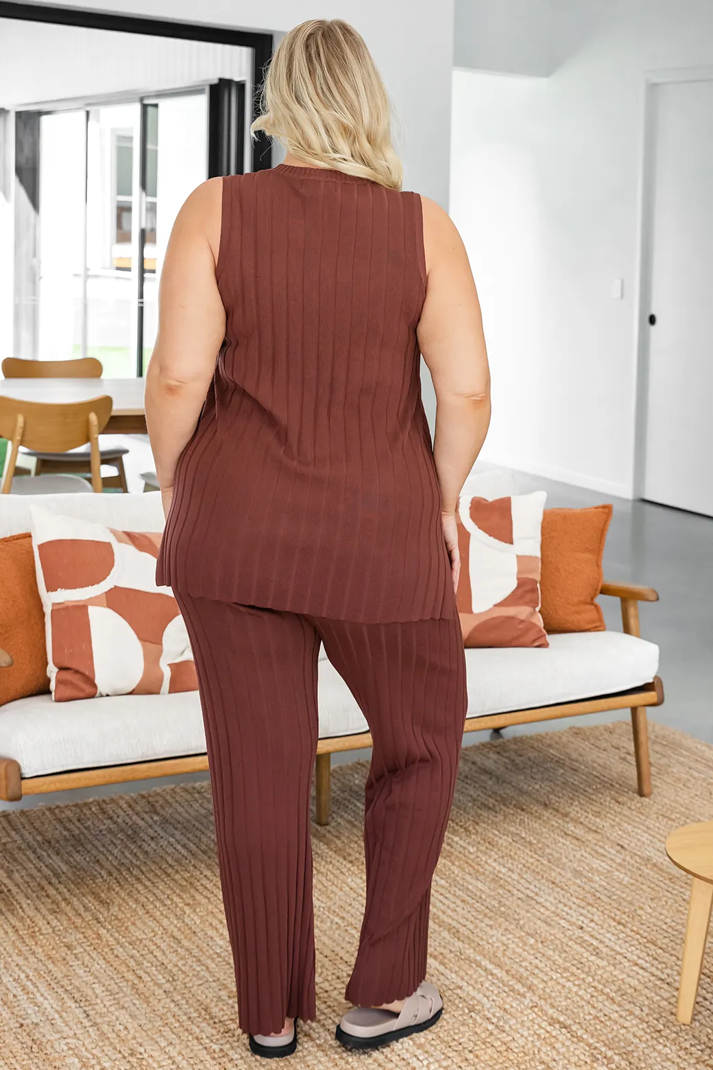 FINAL SALE | Billie Knitted Tank Chocolate