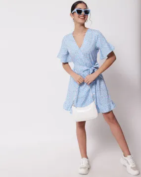 Floral Crepe Dress