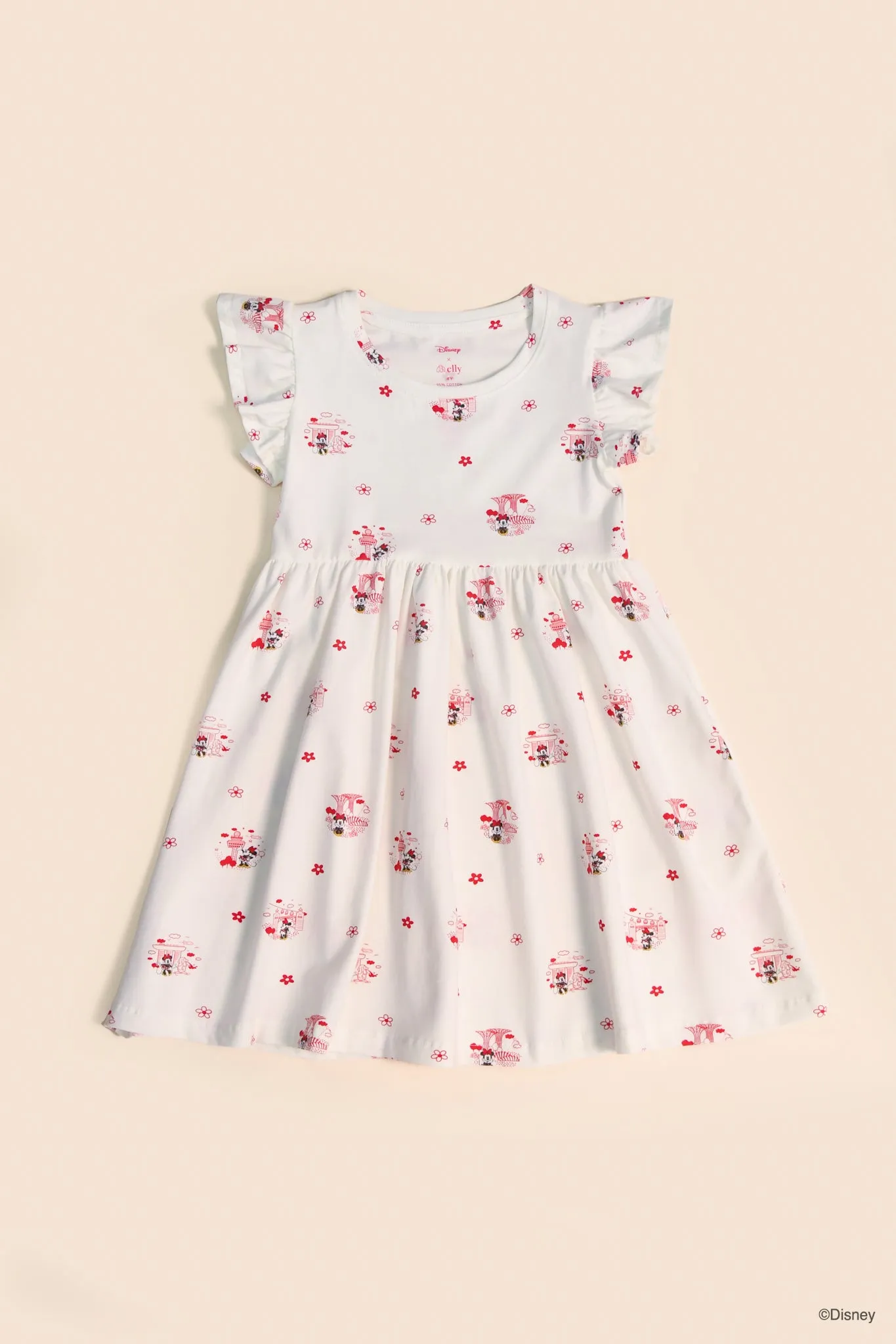 Flutter Dress - Minnie's Little Red Dot
