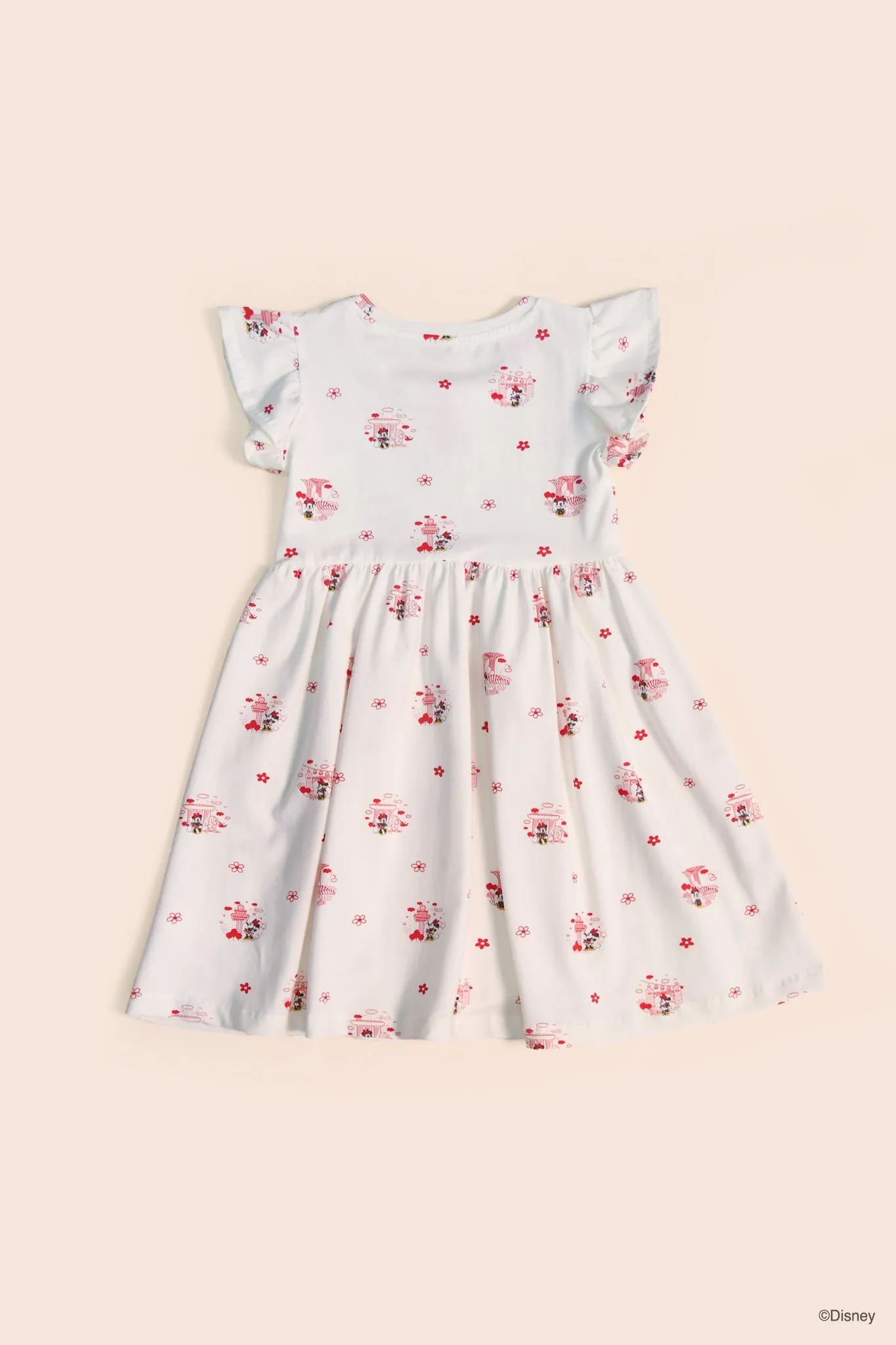 Flutter Dress - Minnie's Little Red Dot
