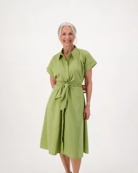 Front Tie-Up Shift Dress