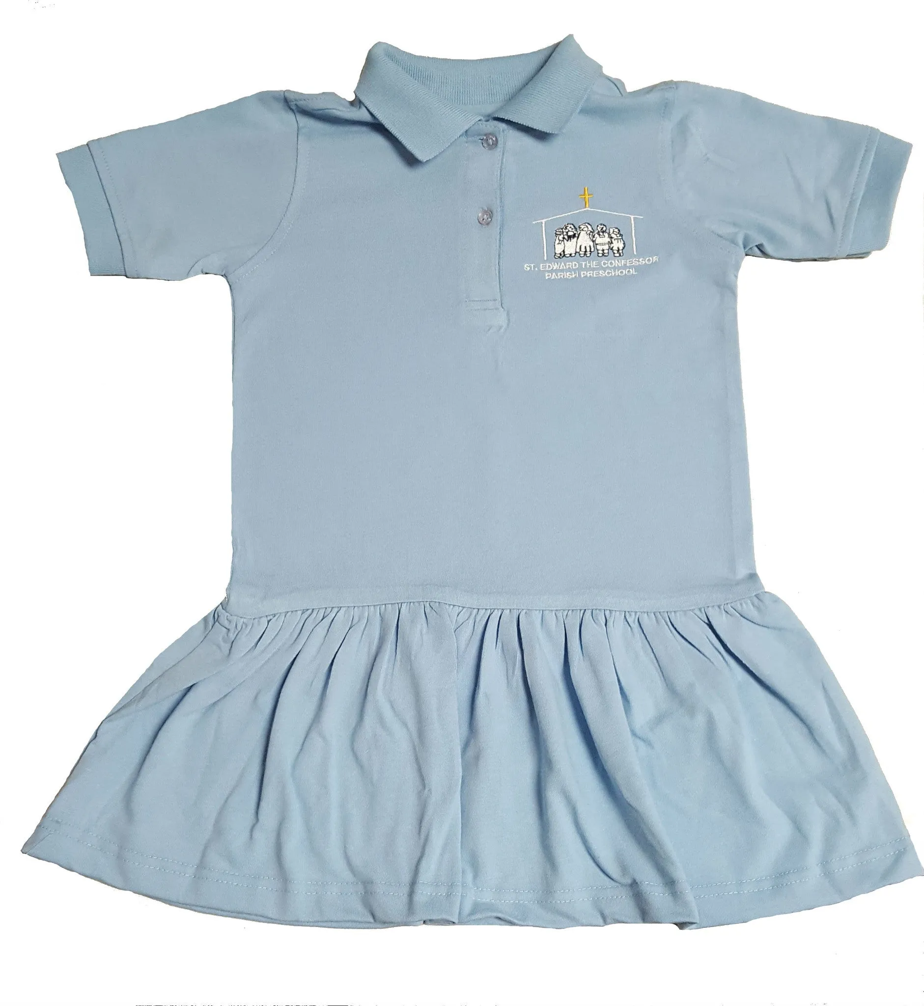 Girls Jersey Preschool Polo Dress