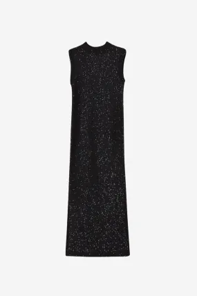 Glitter Knit Midi Dress