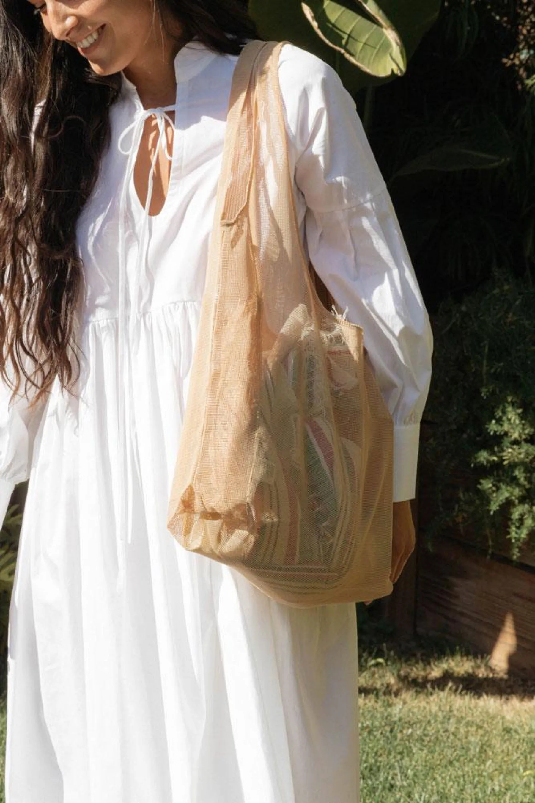 Gold Bottle Pocket Everyday Tote