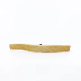 Gold Velvet Choker Necklace with Silver Adjustable Chain