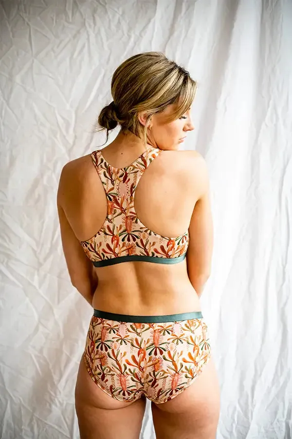 Grass Tree Bamboo Bra-Nude