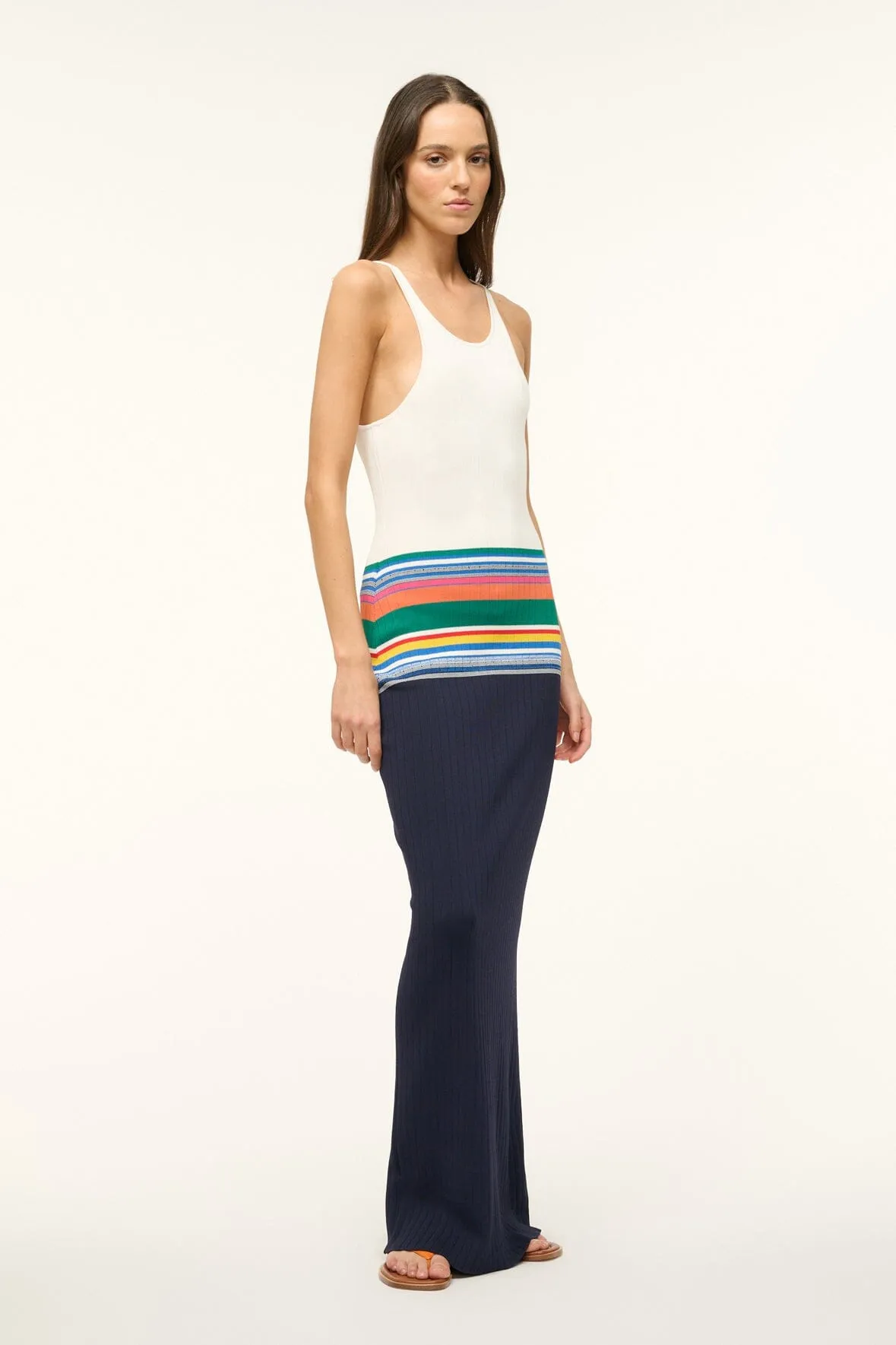 HIBISCUS DRESS | NAVY MULTI