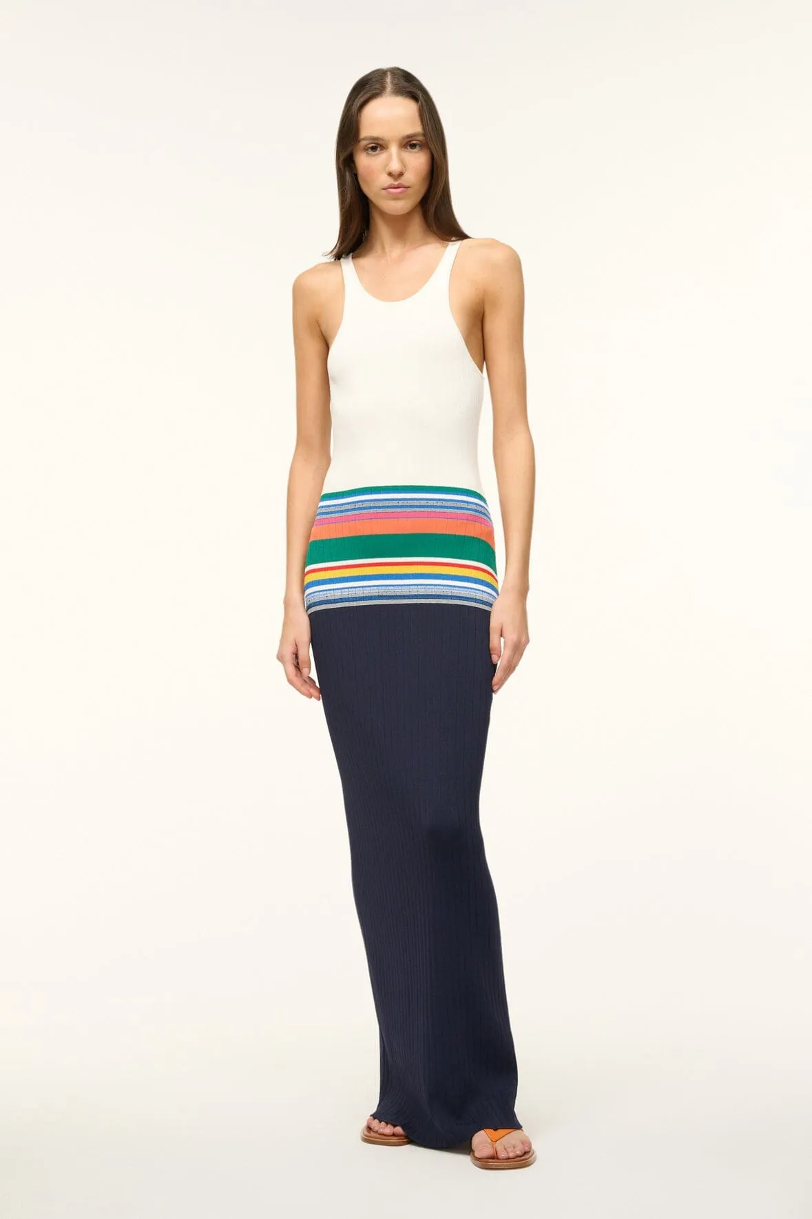 HIBISCUS DRESS | NAVY MULTI