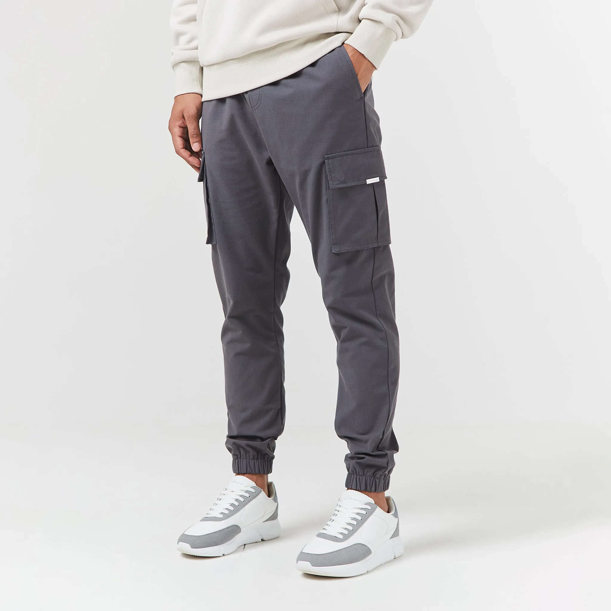 Hoodie & Cargo Pant Set | Stone Charcoal