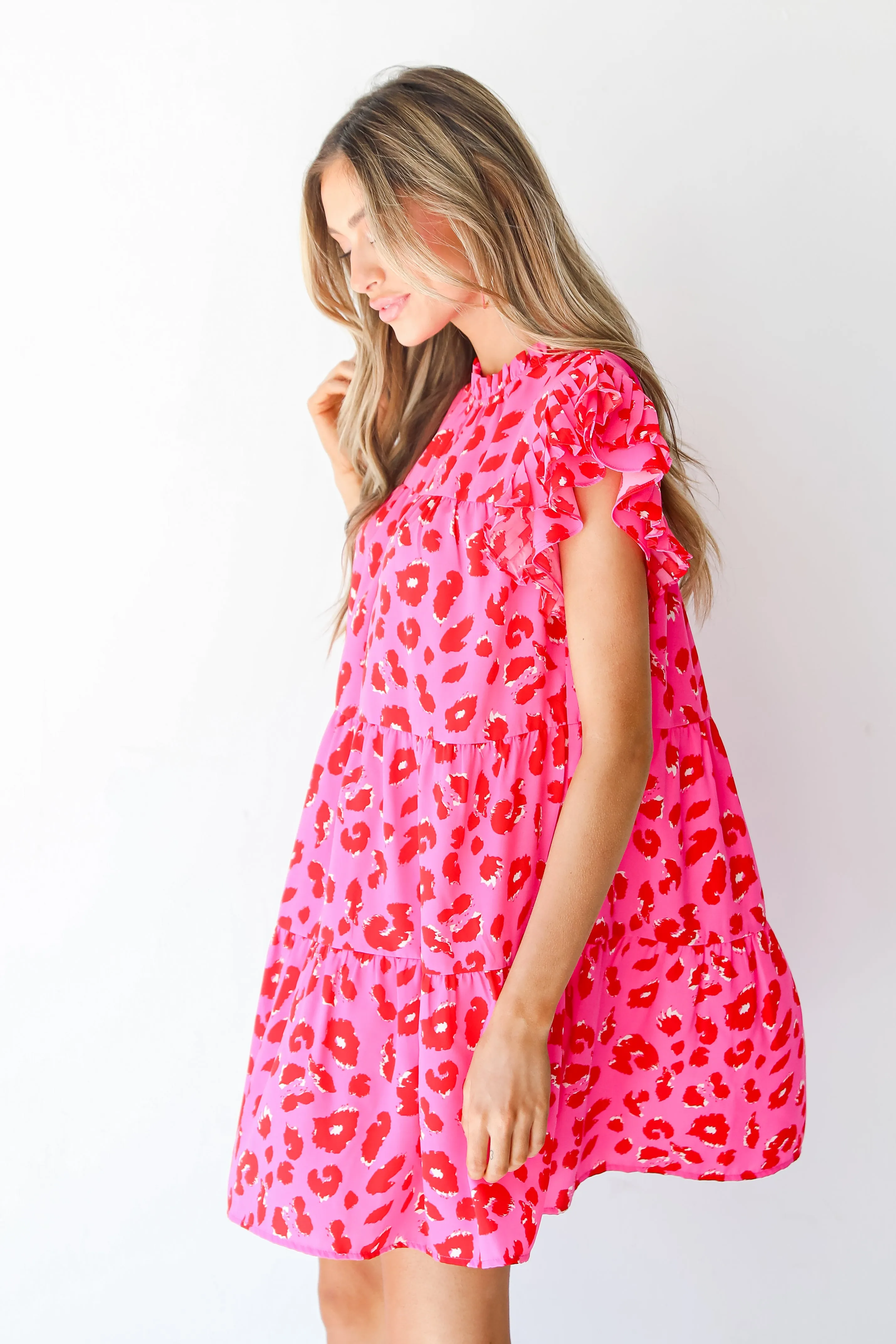 Iconic Instinct Tiered Mini Dress