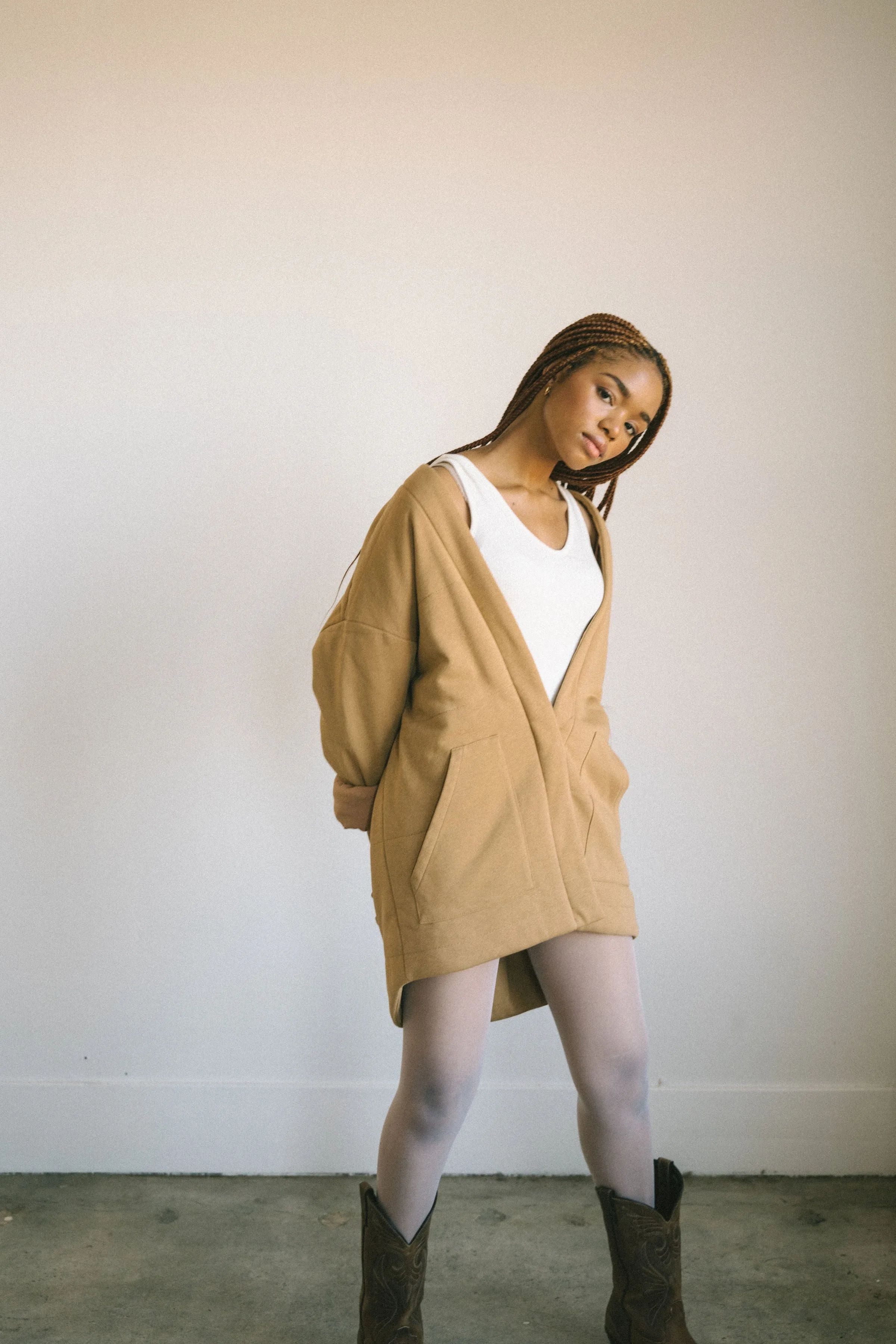 INES QUILTED HOMECOAT