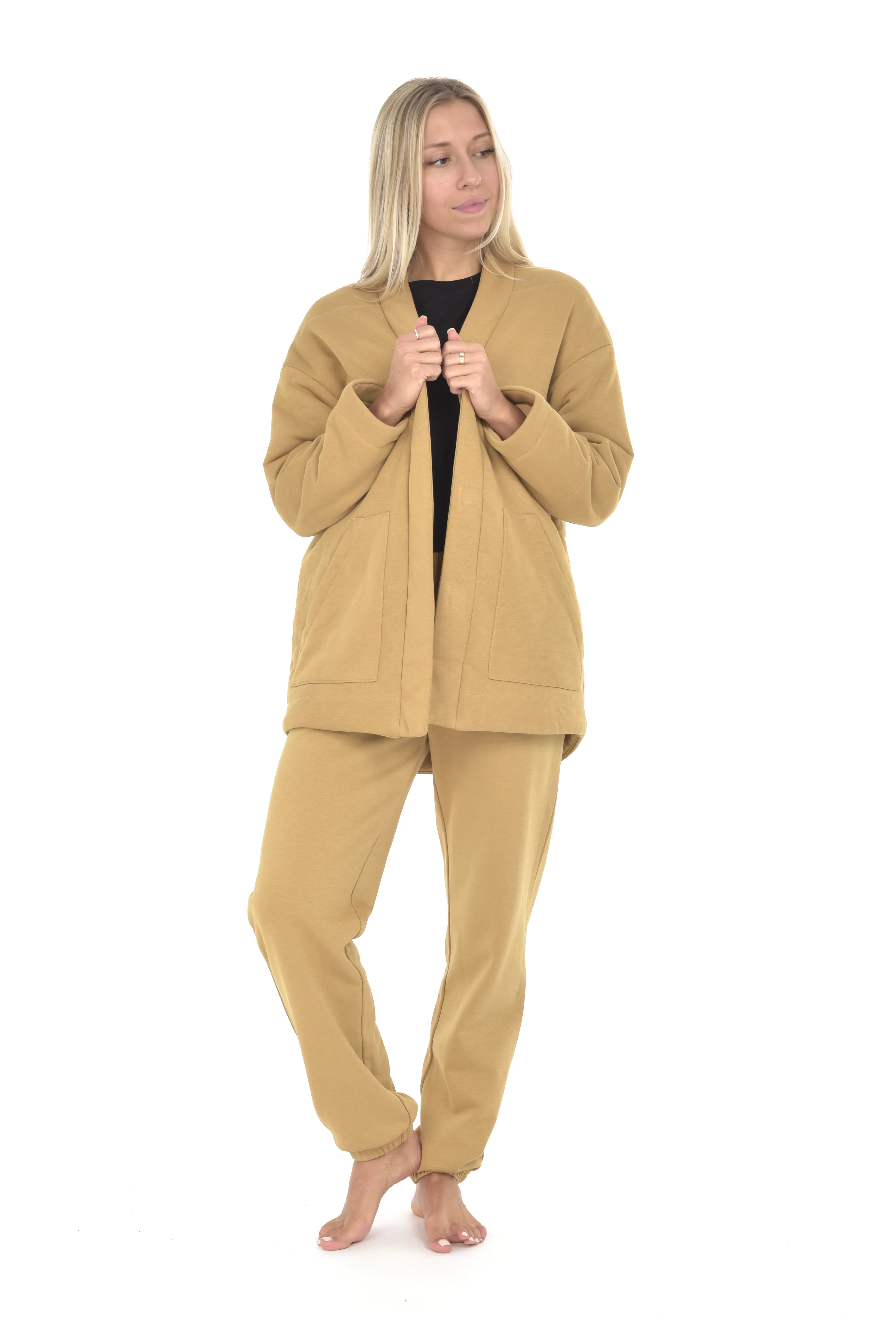 INES QUILTED HOMECOAT