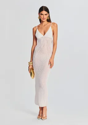 Isabel Knit Crochet Dress